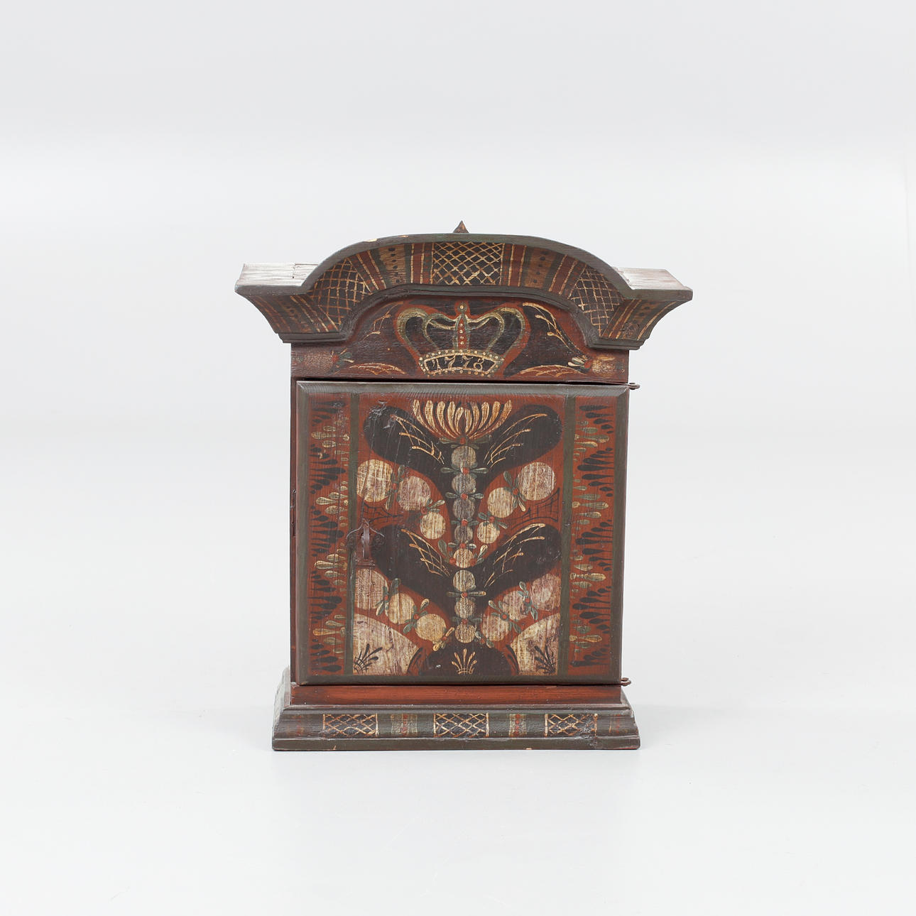 VÄGGSKÅP/BRÄNNVINSSKÅP, daterat 1778.