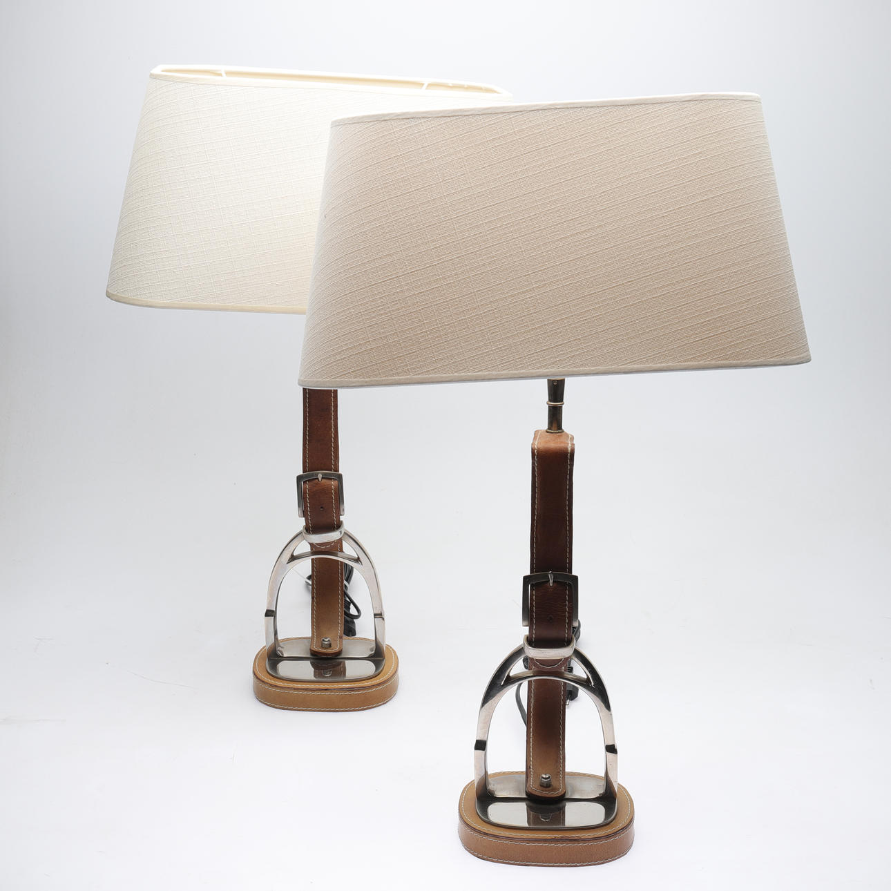 BORDSLAMPOR, ett par, "Olympia Equestrian", Eichholtz, samtida.