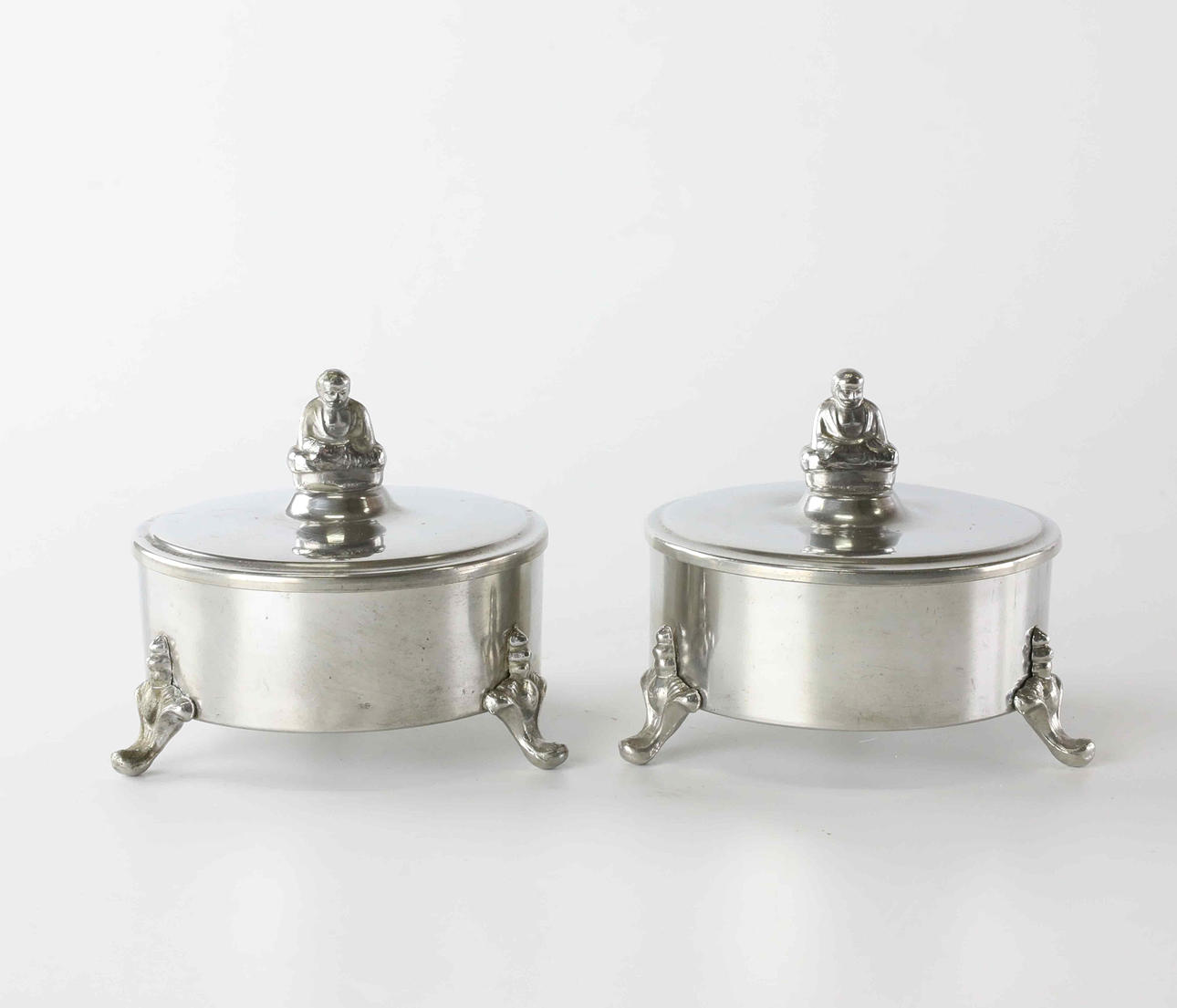 JARS, a pair, Swedish pewter, 1930s.