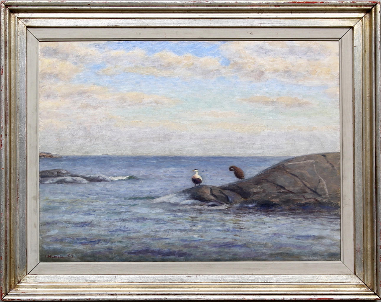 IVAN HUMBLA. Olja på pannå, signerad och daterad -53.