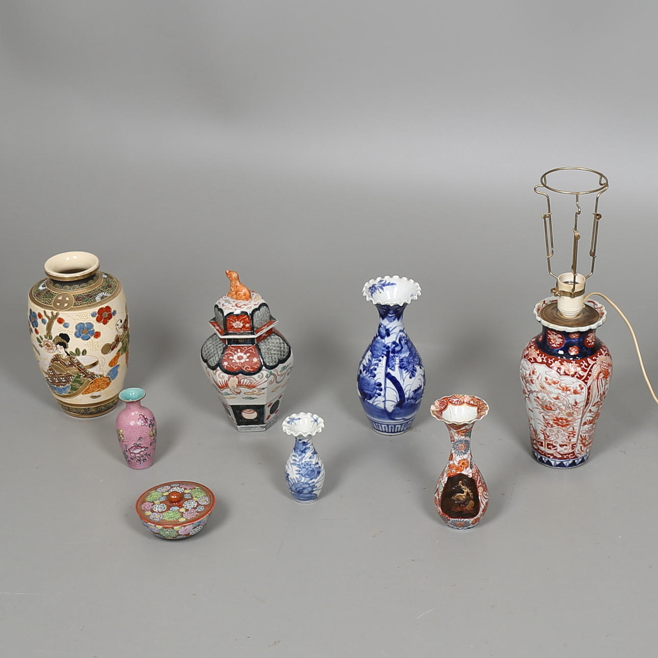 PARTI PORSLIN, 8 delar, Japan.