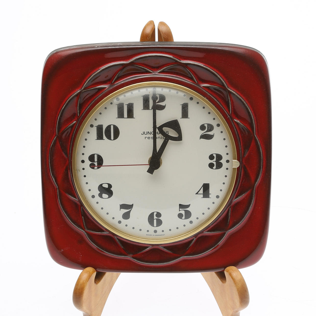 WANDUHR, Keramik, Junghans, Resonanz, 20. Jahrhundert.