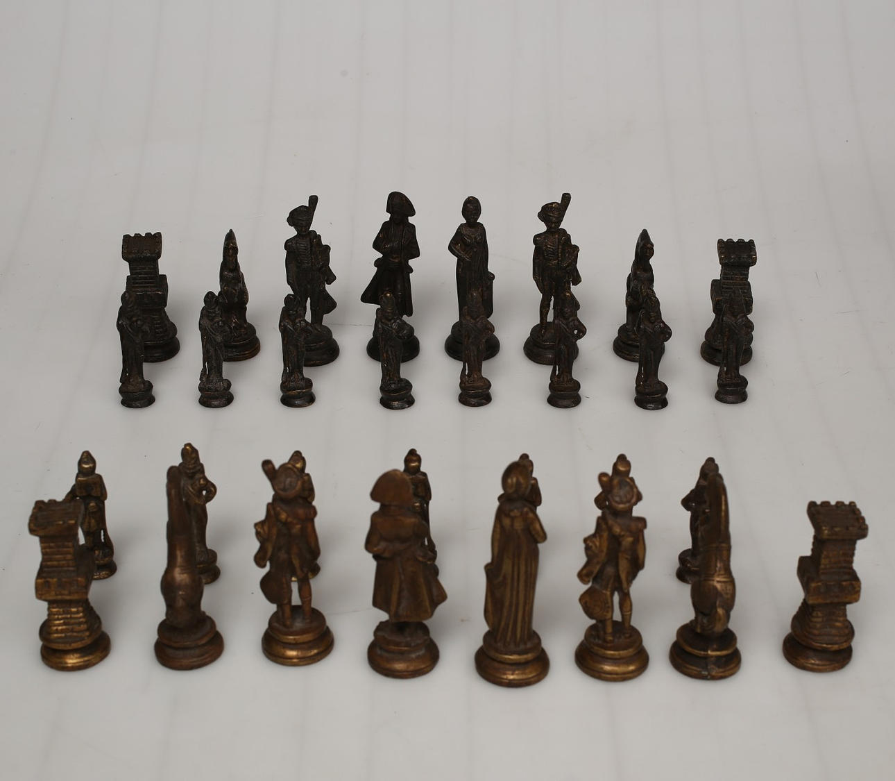 SKAKBRIKKER, metal, 31 stk.