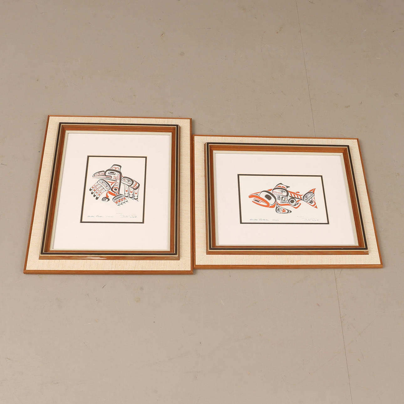 BILL REID. Print, 2 pieces.