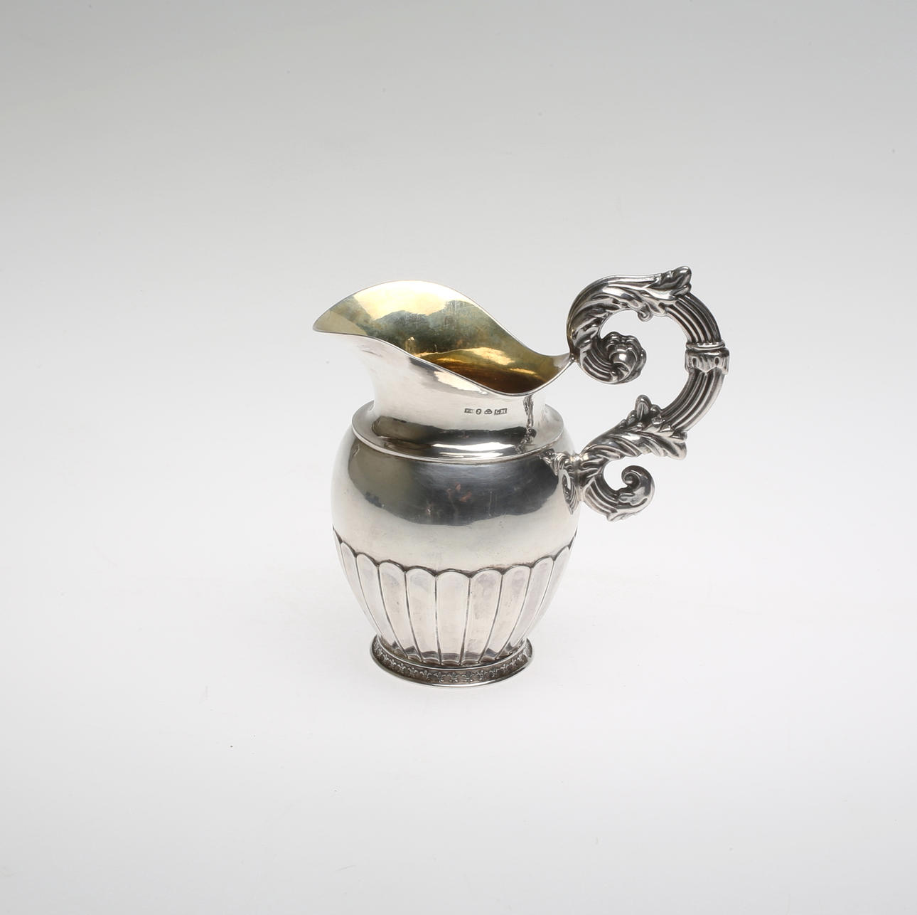 GUSTAV MÖLLENBORG. Gräddkanna, silver, empire, 1836, Stockholm.