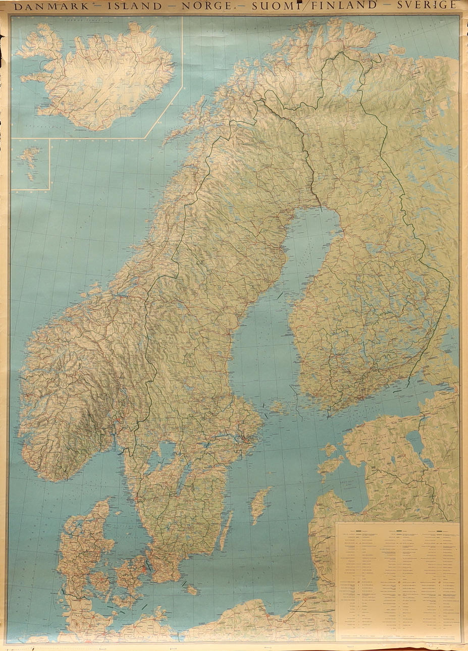 MAPA, Kartförlaget Estocolmo, 1965.