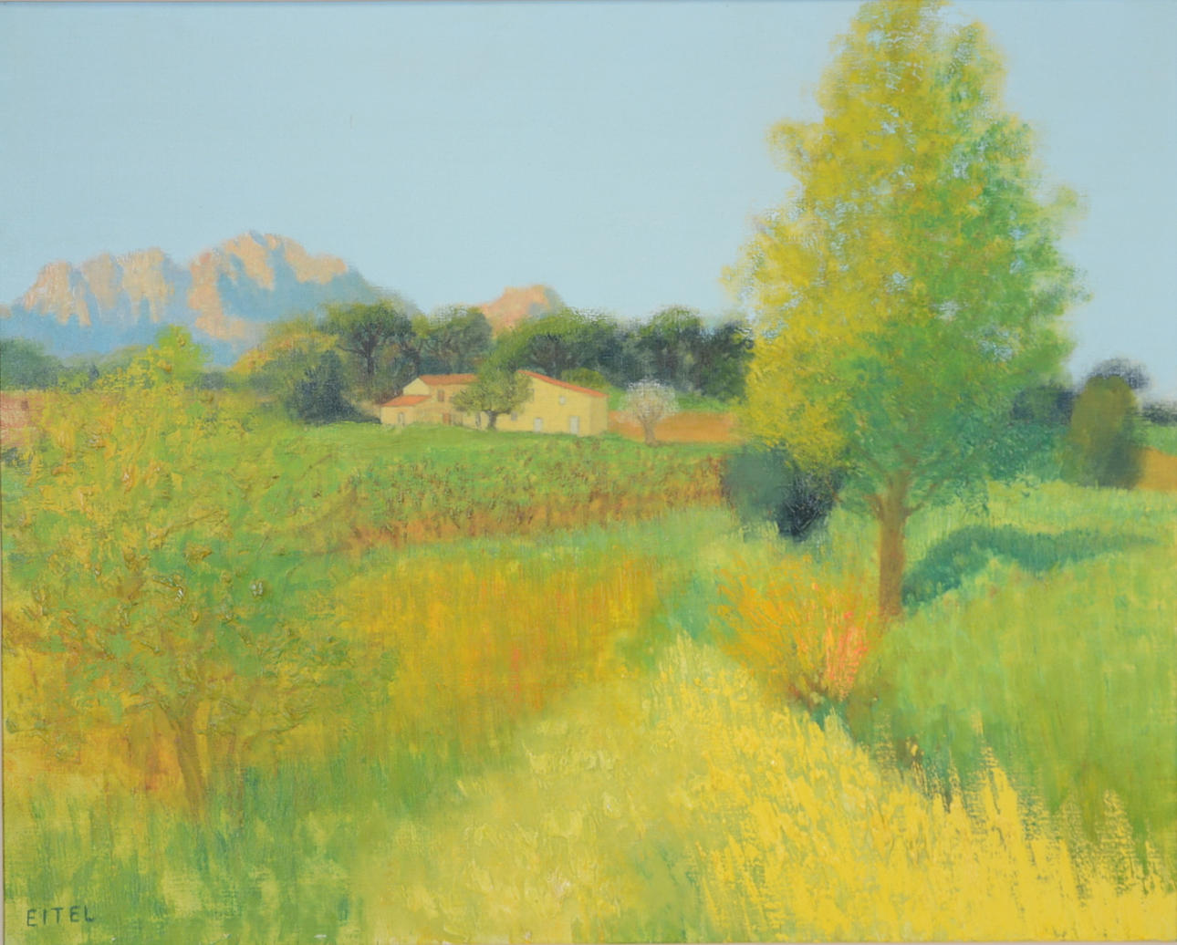 JAQUES EITEL. Olja på duk.