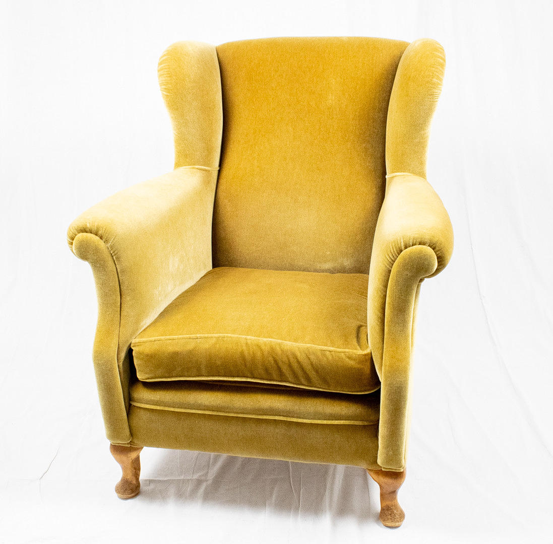 SILLÓN EAR PATCH, terciopelo felpa.