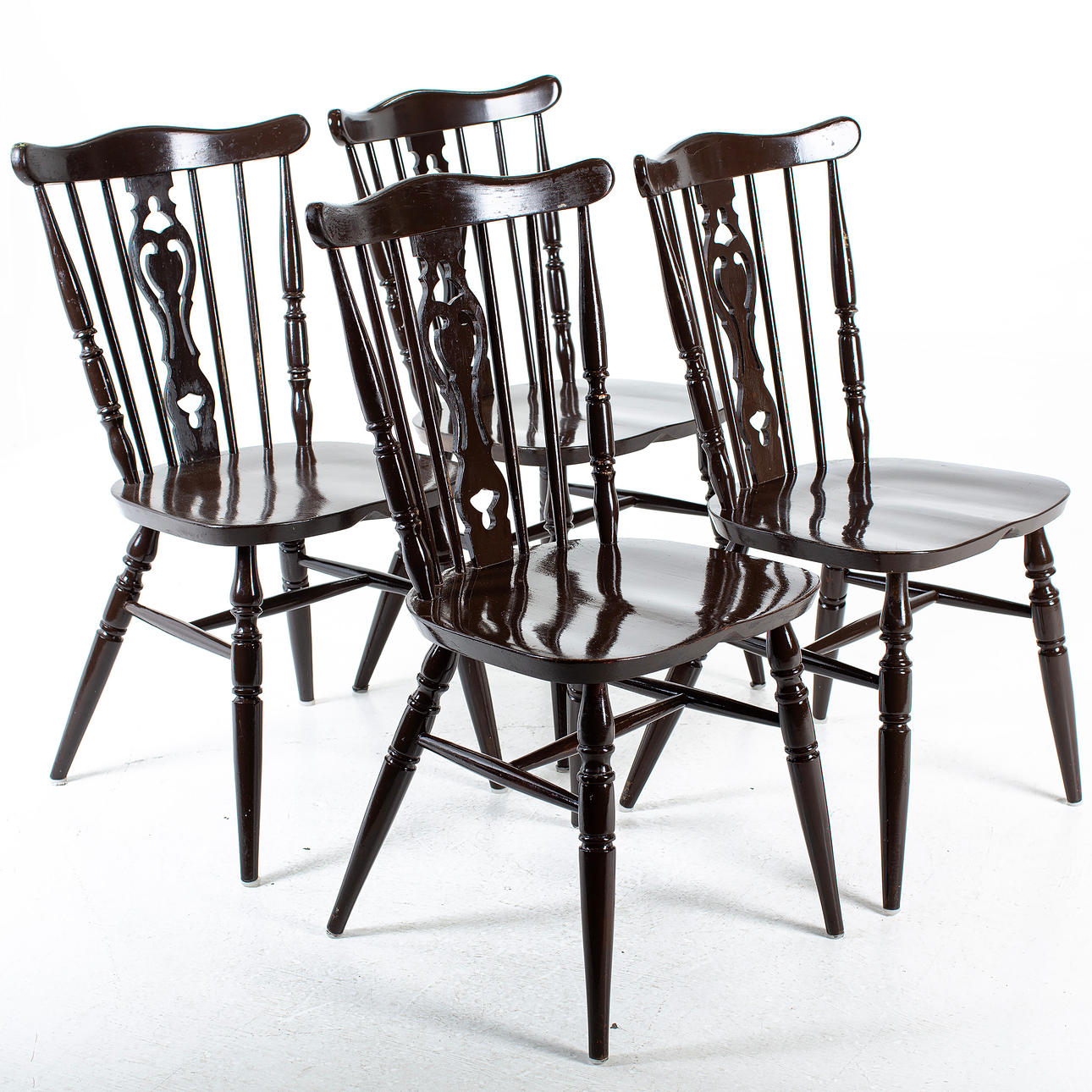 STOLAR, 4 st, s.k pinnstolar, 1900 - tal.