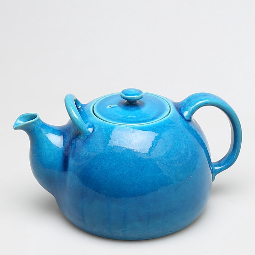 TEKANNA i glaserat stengods, Nils Kähler, Herman A Kähler.