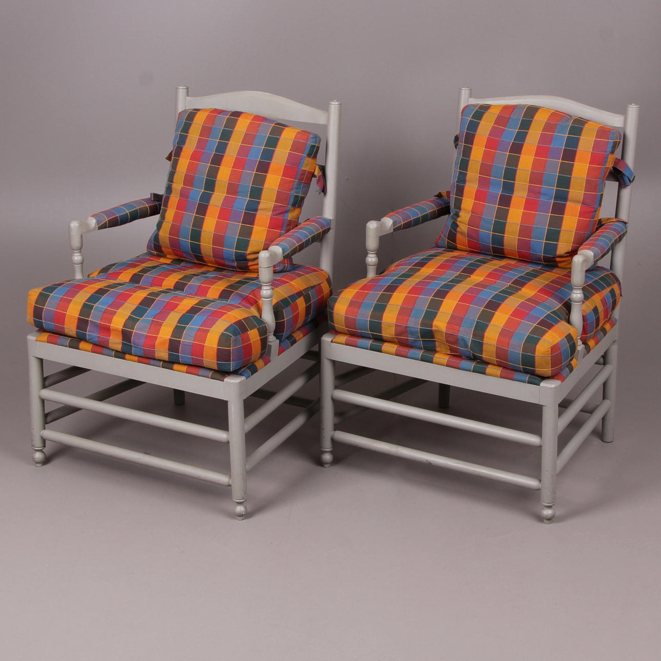 FÅTÖLJER, ett par, "Nynäsfåtöljen", Carl Mikael Björnskär, samtida.