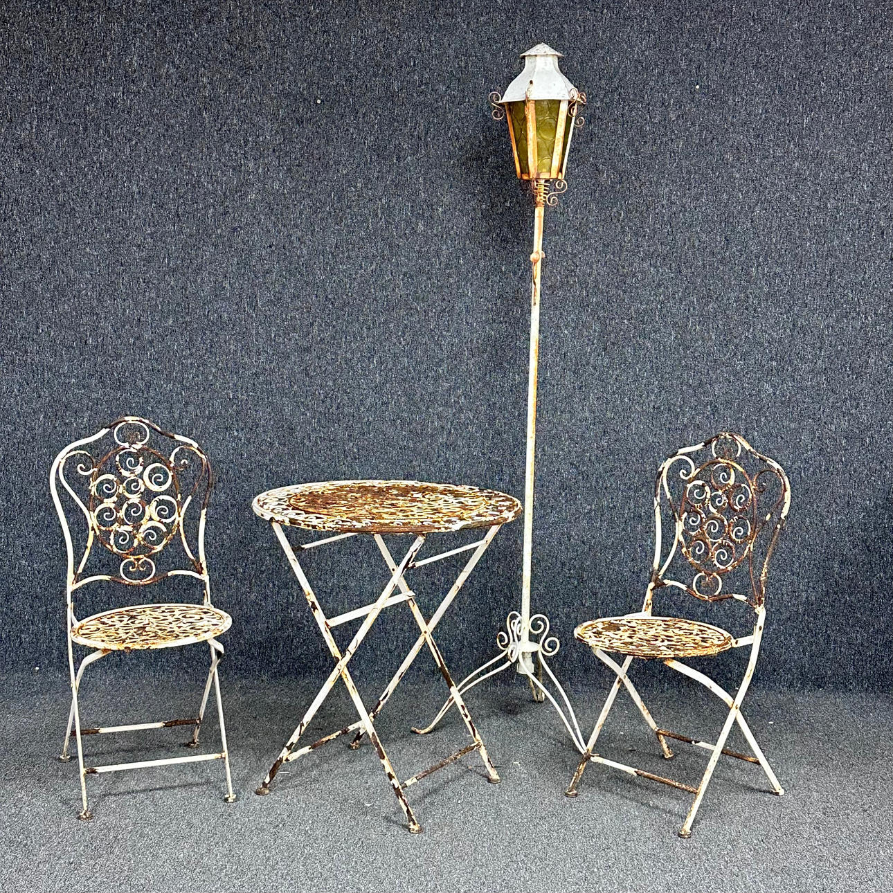 CAFÉSET, 4-delar, smide, 1900-tal.