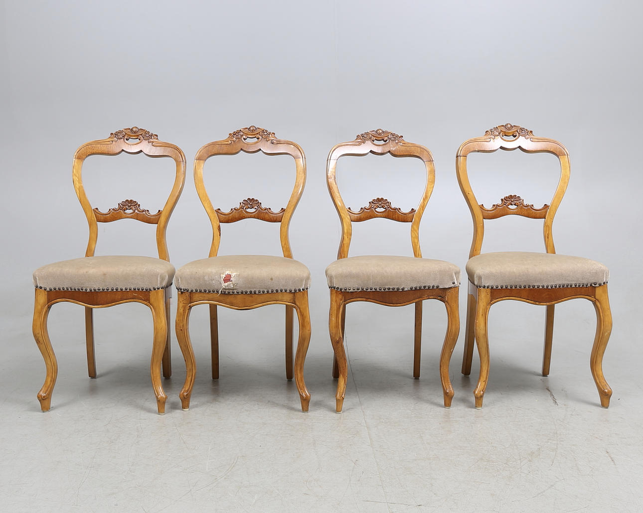 STOLAR, 4 st, rokokostil, omkring 1900.