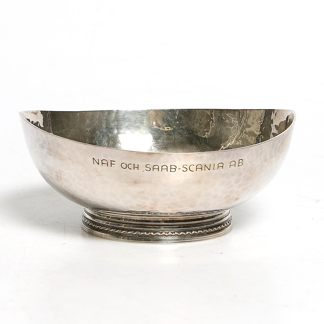 SKÅL, silver, Löfman, MGAB, 1977. Vikt 167 gram.