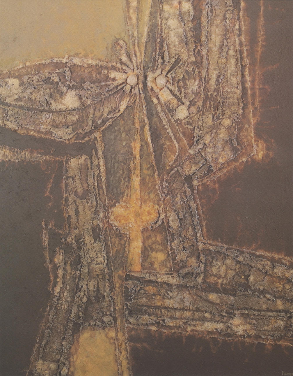 AFTER CÉSAR MANRIQUE. offset printing, composition, "hermaphrodite".