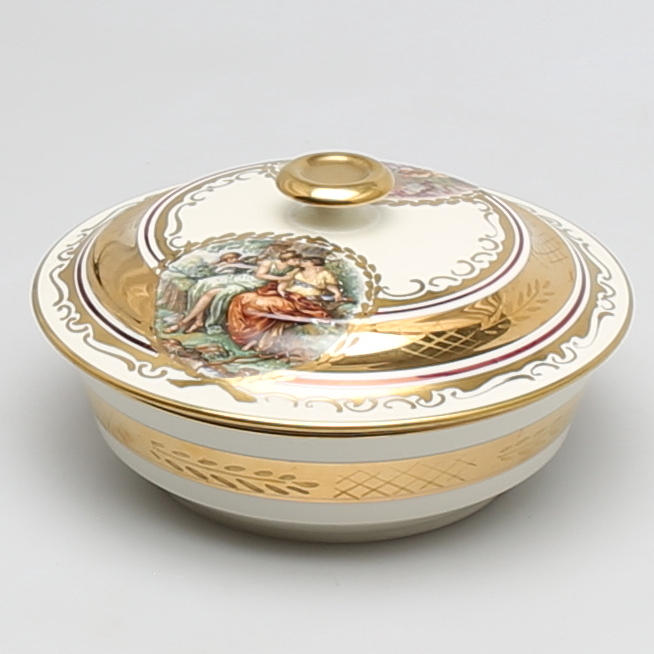 LOCKSKÅL i porslin, Royal Copenhagen, Danmark.