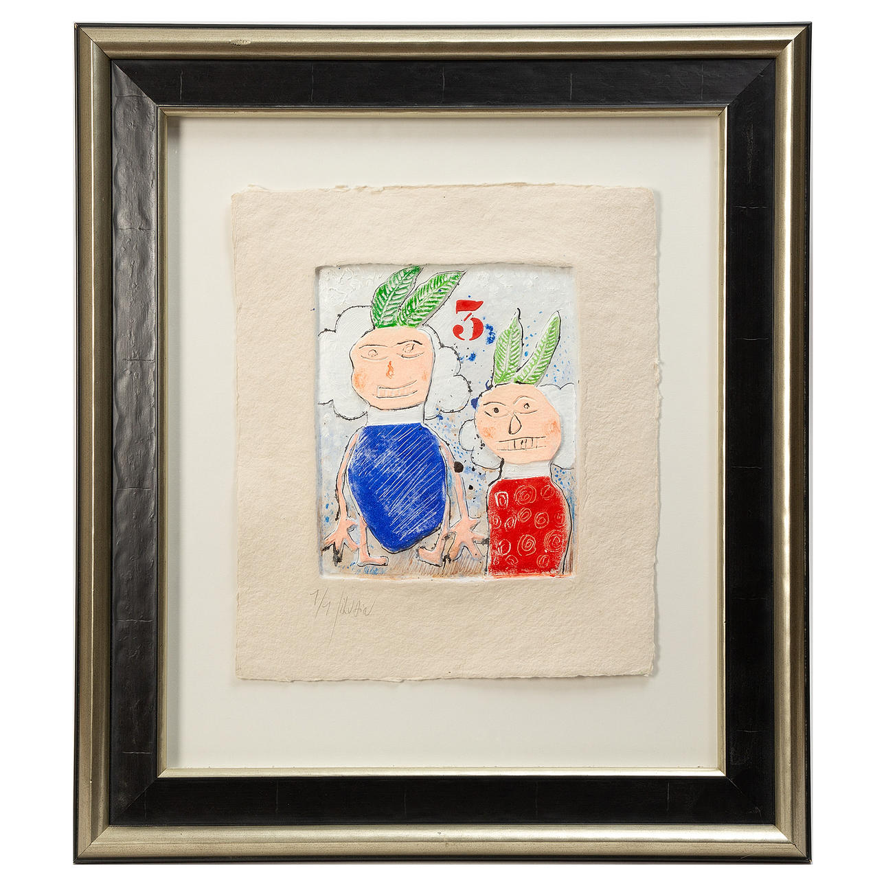 CHRISTIAN SILVAIN. Aquagravure in colour, signed and numbered.