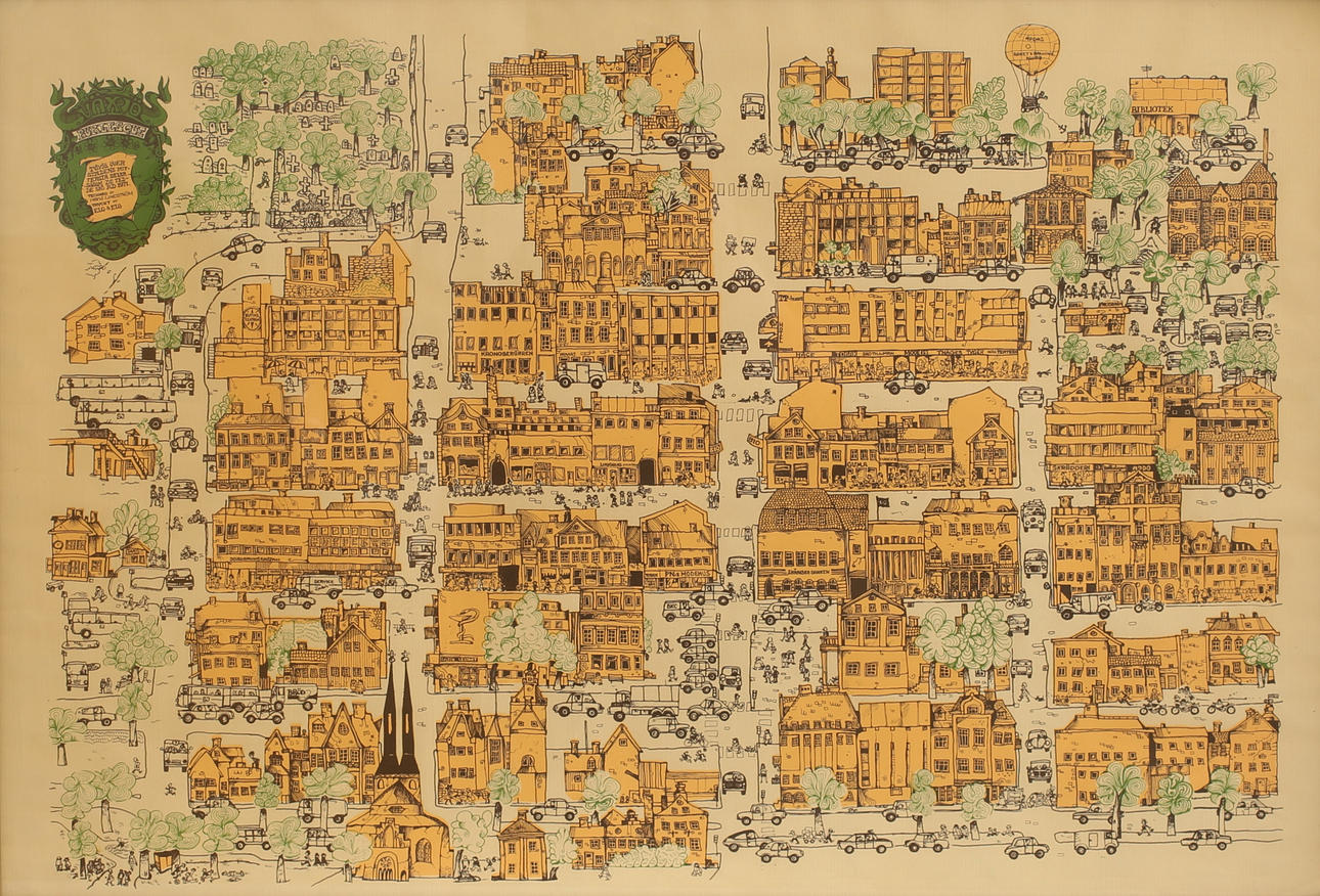 HANS LINDSTRÖM. Print, "Växjö Burlesque".