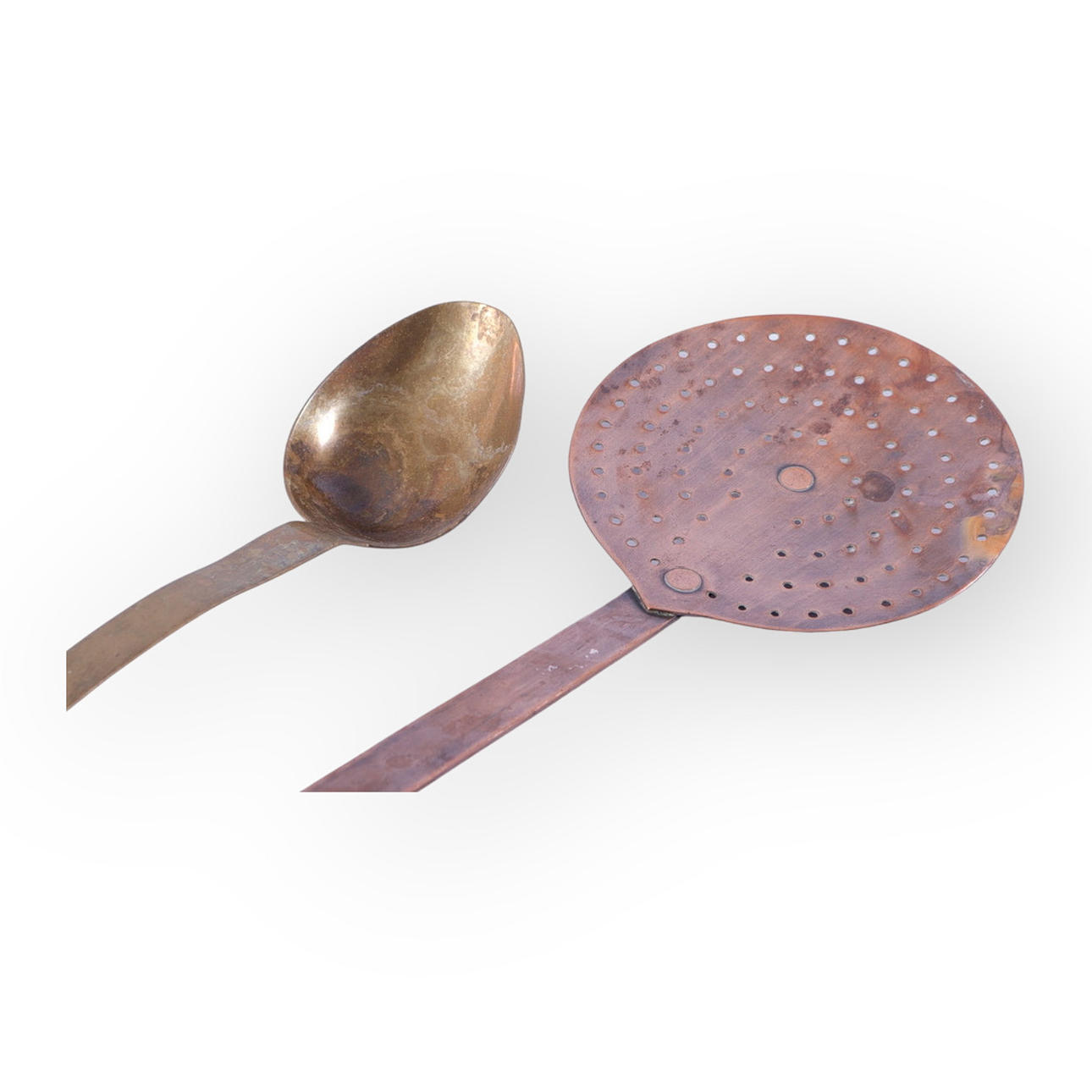 SIEVE AND SLAVE, brass/copper, 17/1800s.
