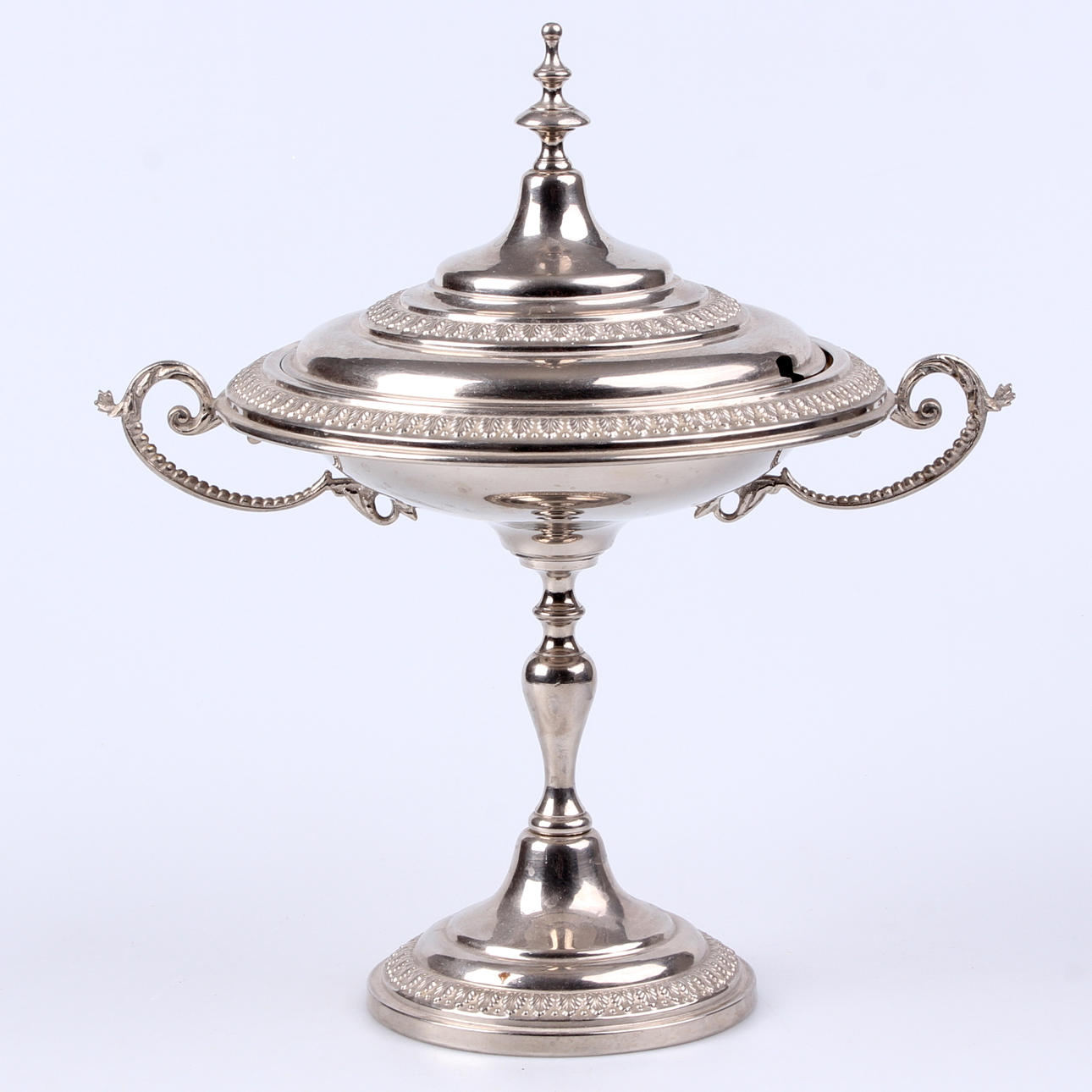 SOCKERSKÅL, metall, empirestil, 1900-tal.