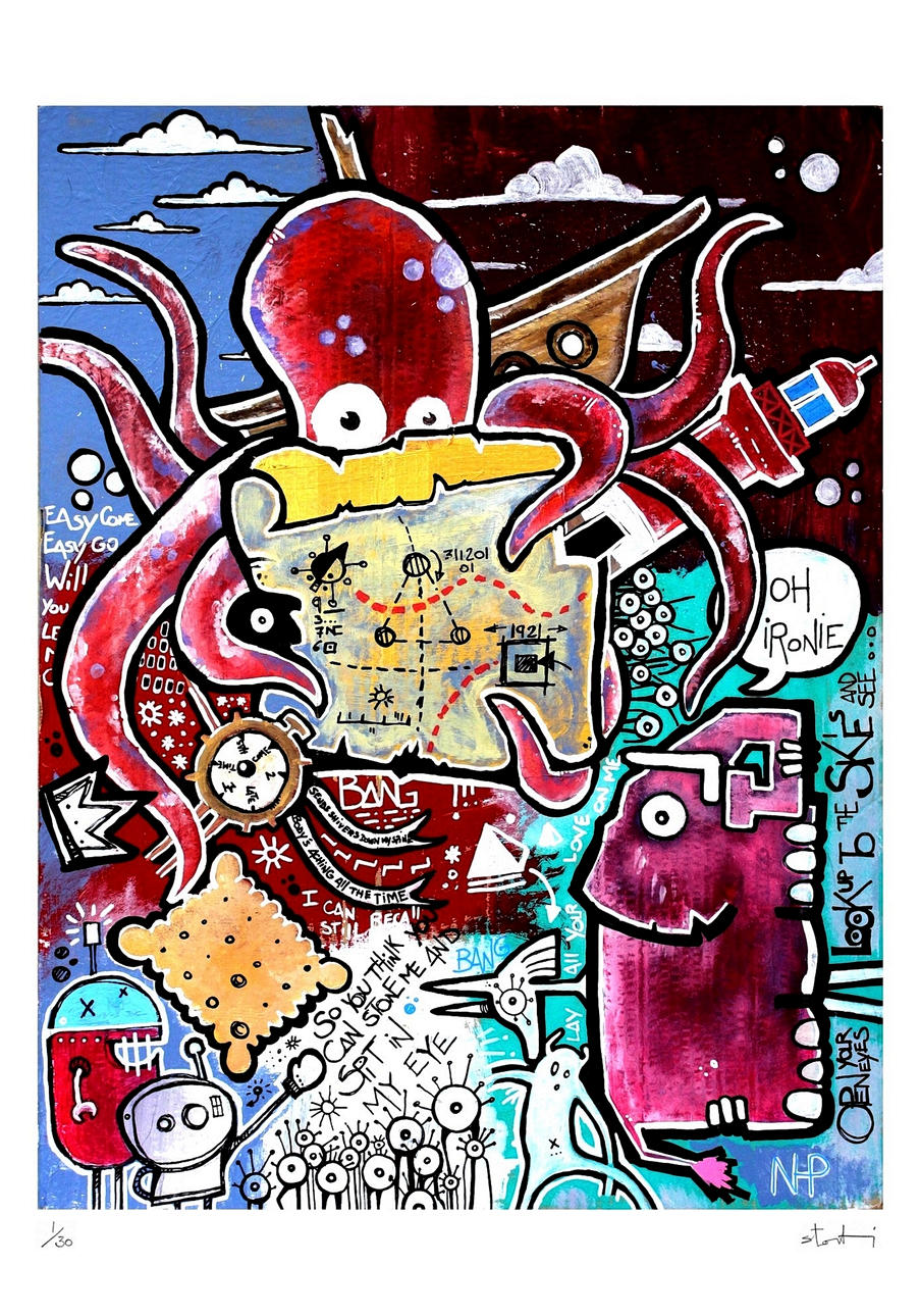 YOHAN STORTI. Art Paper, “Oh irony”.