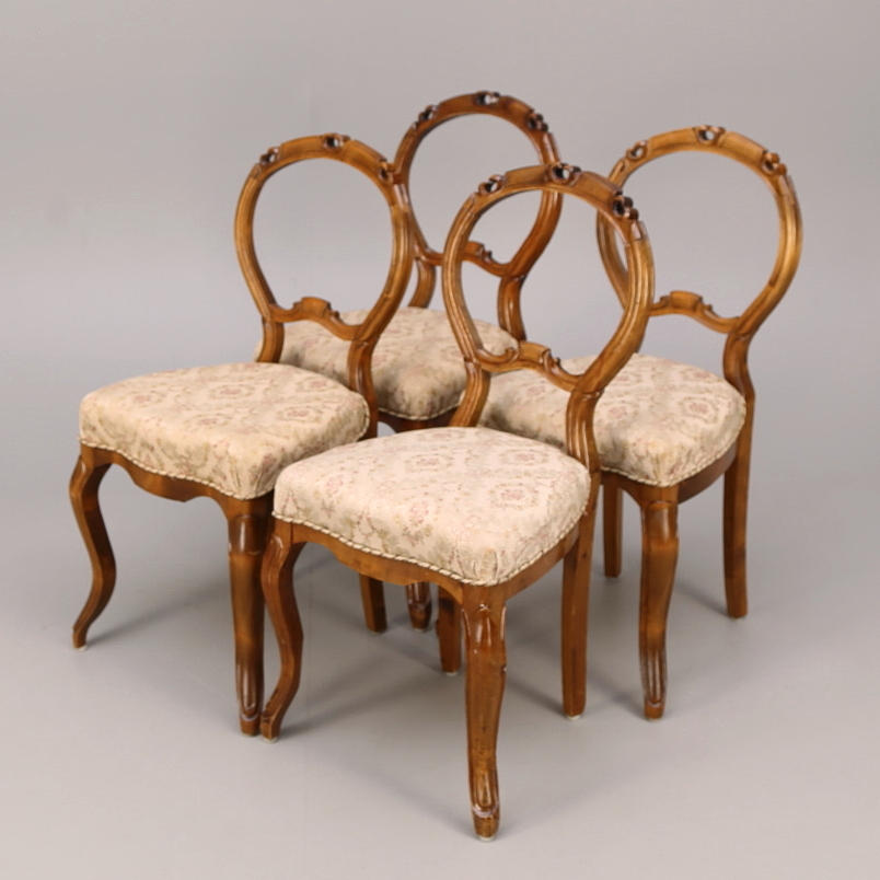 STOLAR 4 st, nyrokoko, 1800-/1900-tal.