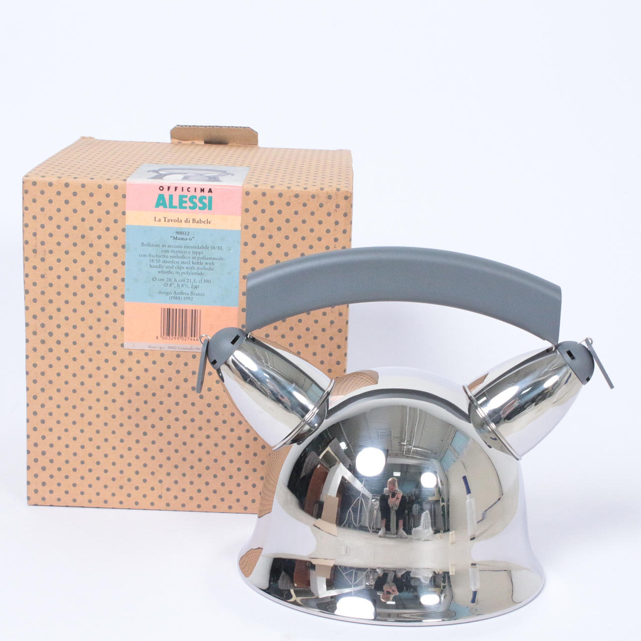 Alessi Mama-o やかん 2qt Mami Pots And Pans Set 7 Pieces By Stefano Giovannoni | Alessi