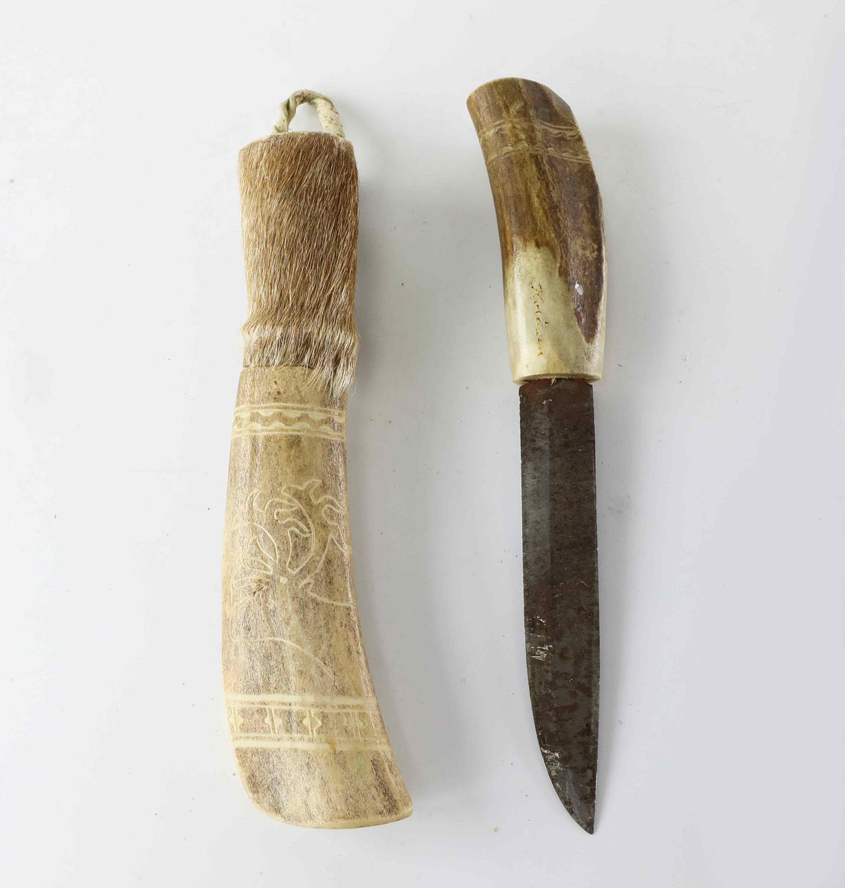 SAMEKNIFE, cuchillo de asta enteriza, siglo XX.