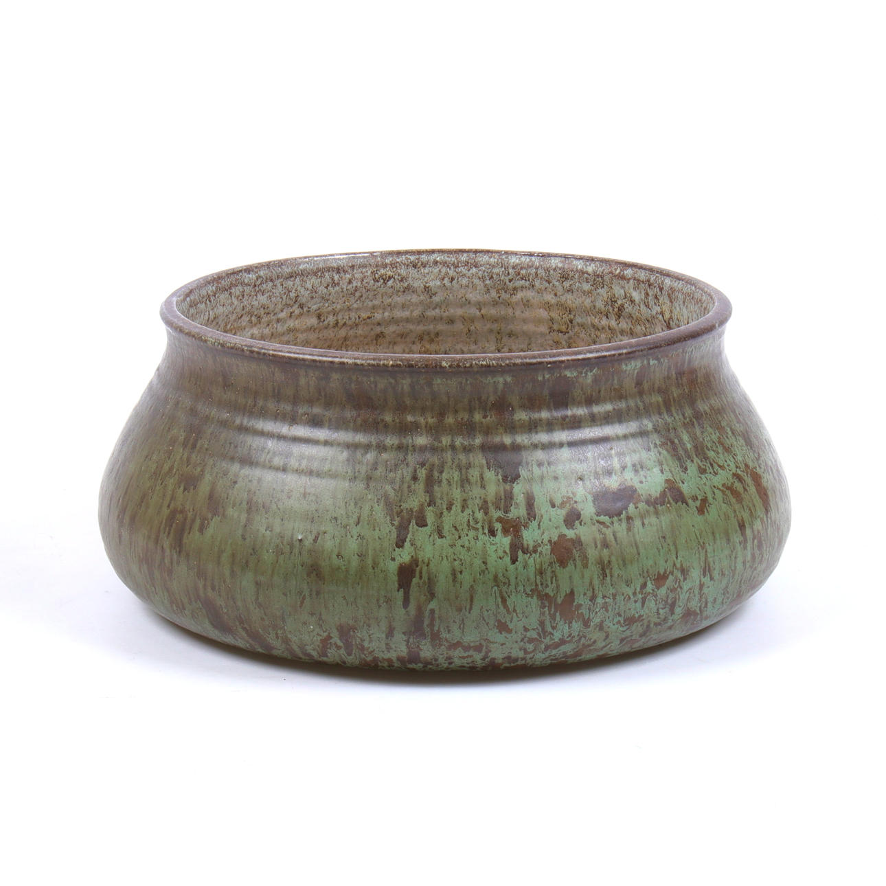 BIRGER ÅSTRÖM. Bowl, glazed stoneware, signed, 1900s.