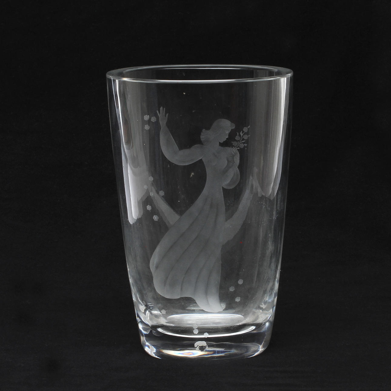 VAS, glas, Sven Palmqvist Orrefors, 1900-tal.