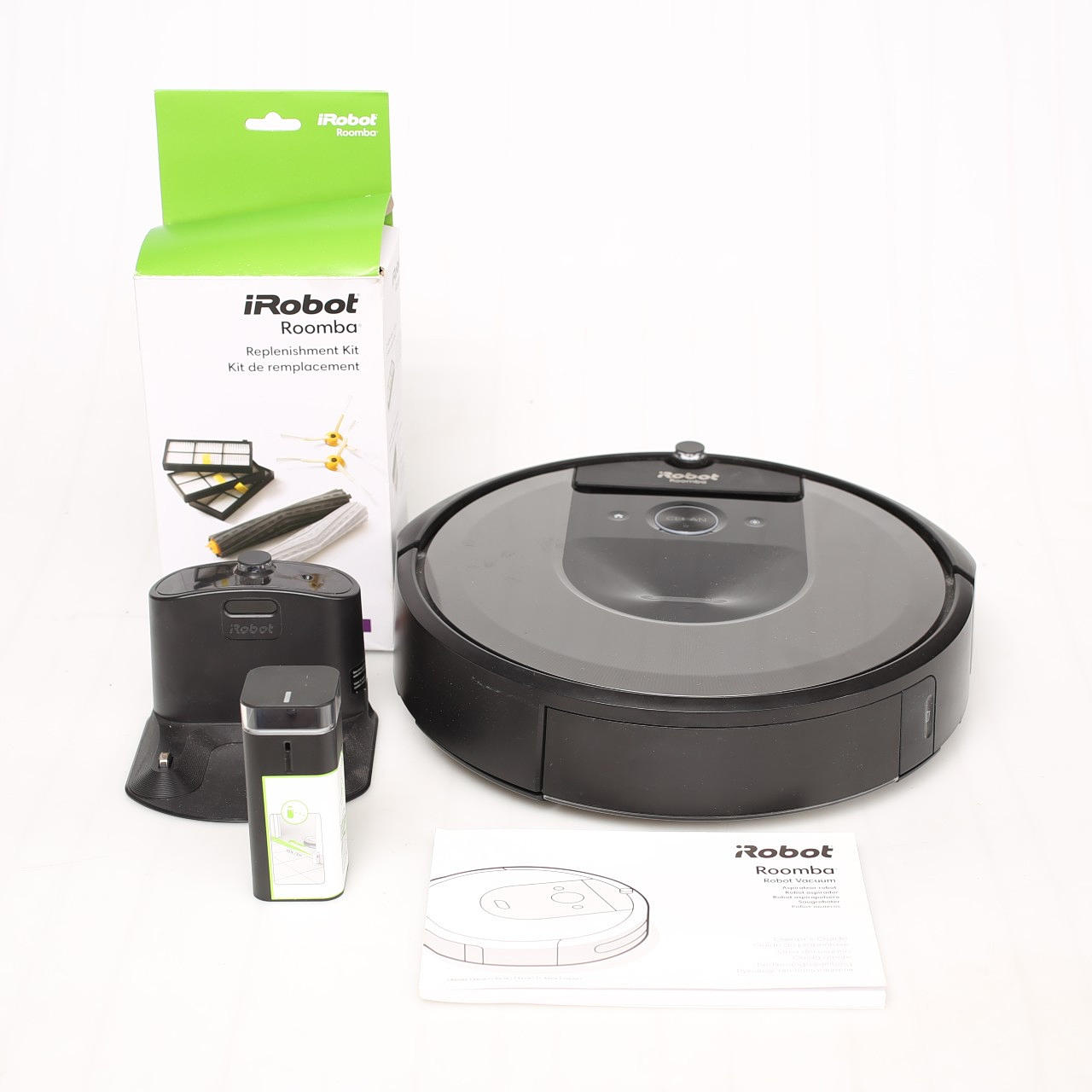 STØVSUGERROBOT, Irobot Roomba i7-serien med ladestation.