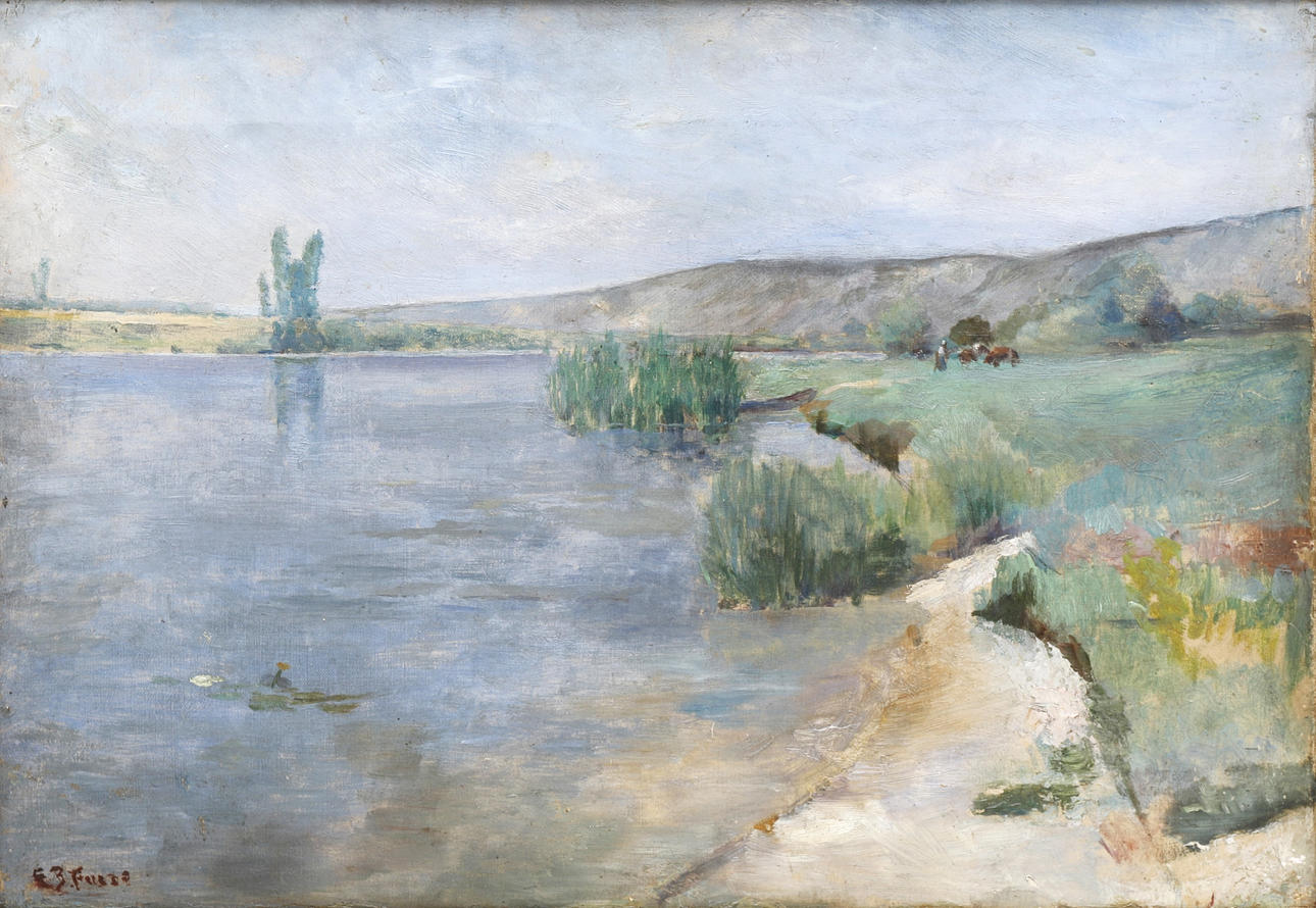 EDWARD B. FULDE. animoitu maisema.