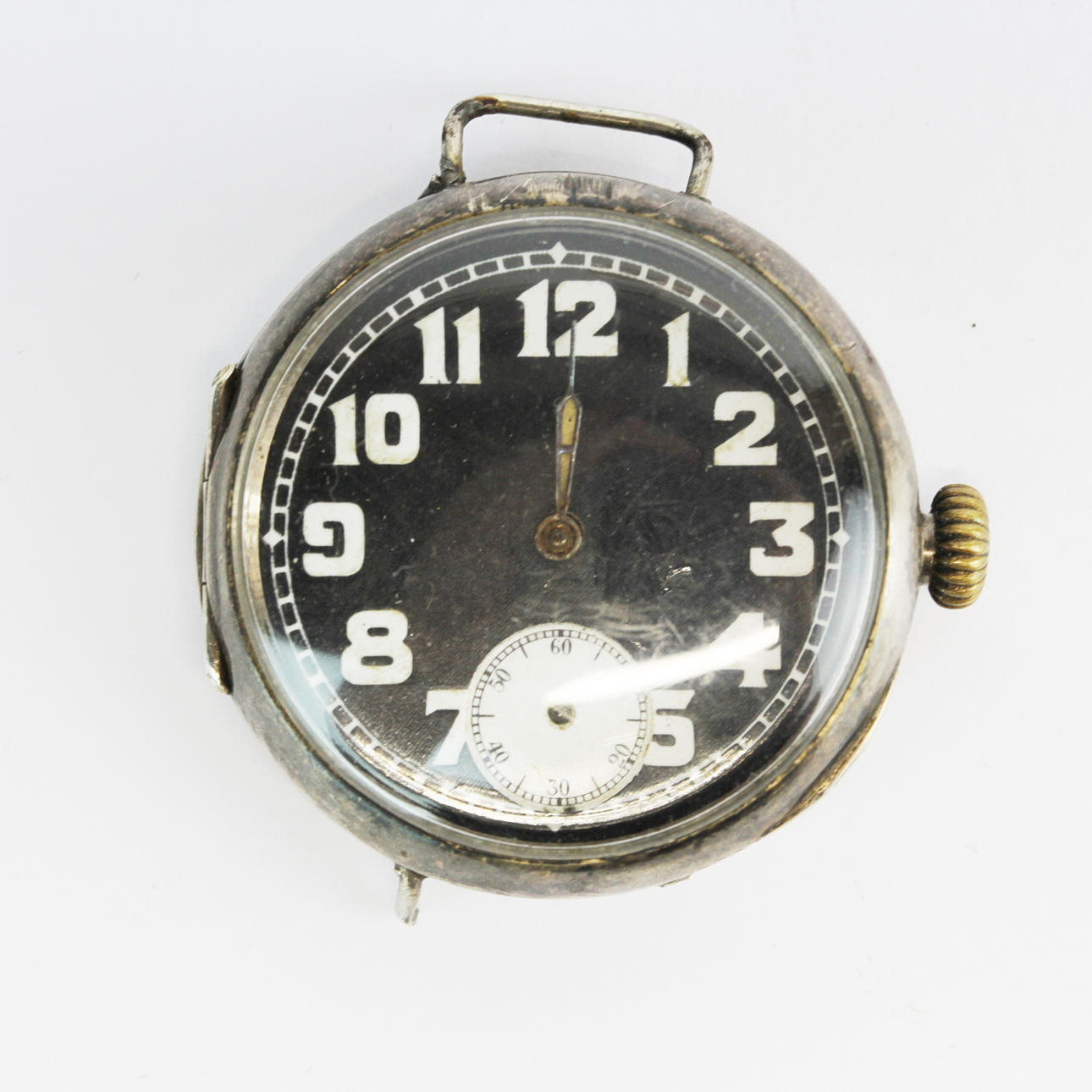 SILVER MILITÄR ROLEX KLOCKA.