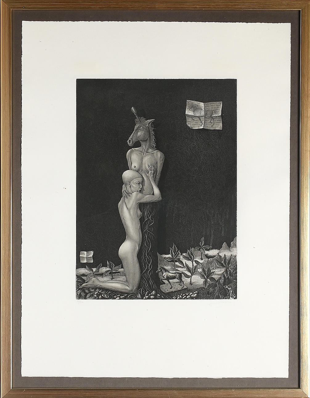 JORGEN BOBERG. Etsning, signerad och numrerad 99/100.