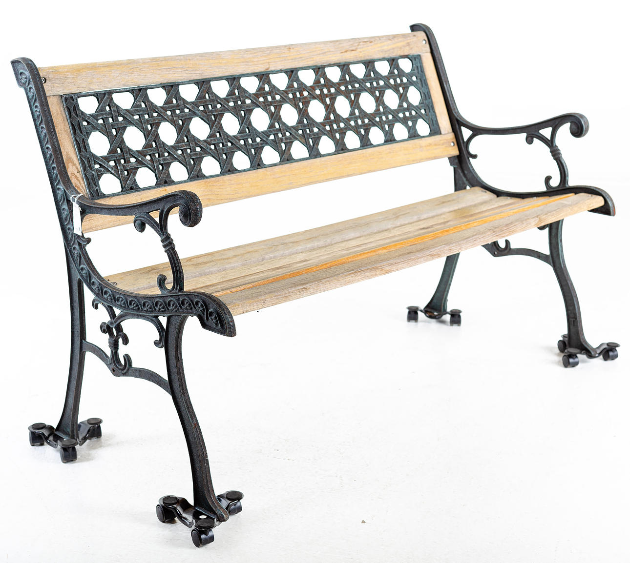 TRÄDGÅRDSSOFFA / PARKBÄNK, gjutjärn, 1900-tal.