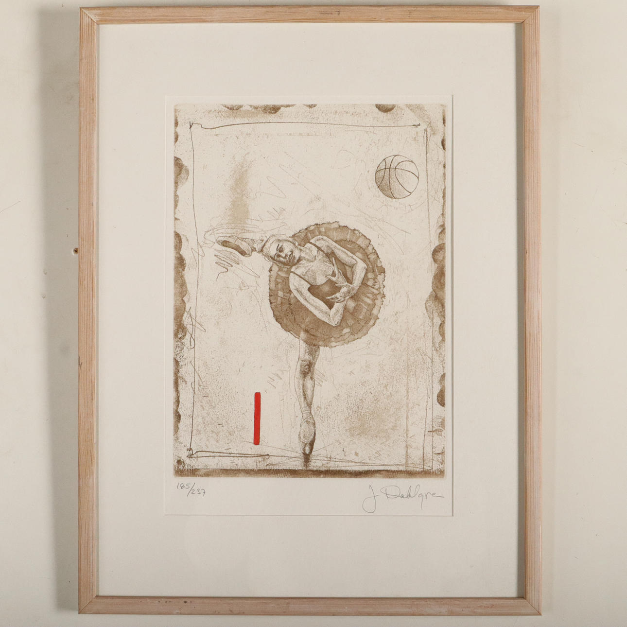JAN DAHLGREN. ETCHING, numbered 185/237 and signed J Dahlgren.