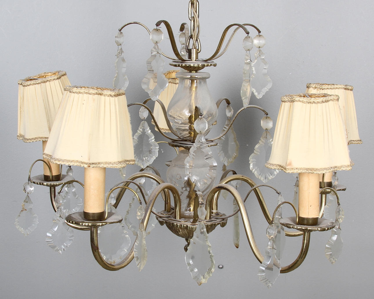 TAKLAMPA MED PRISMOR, 1900-tal.