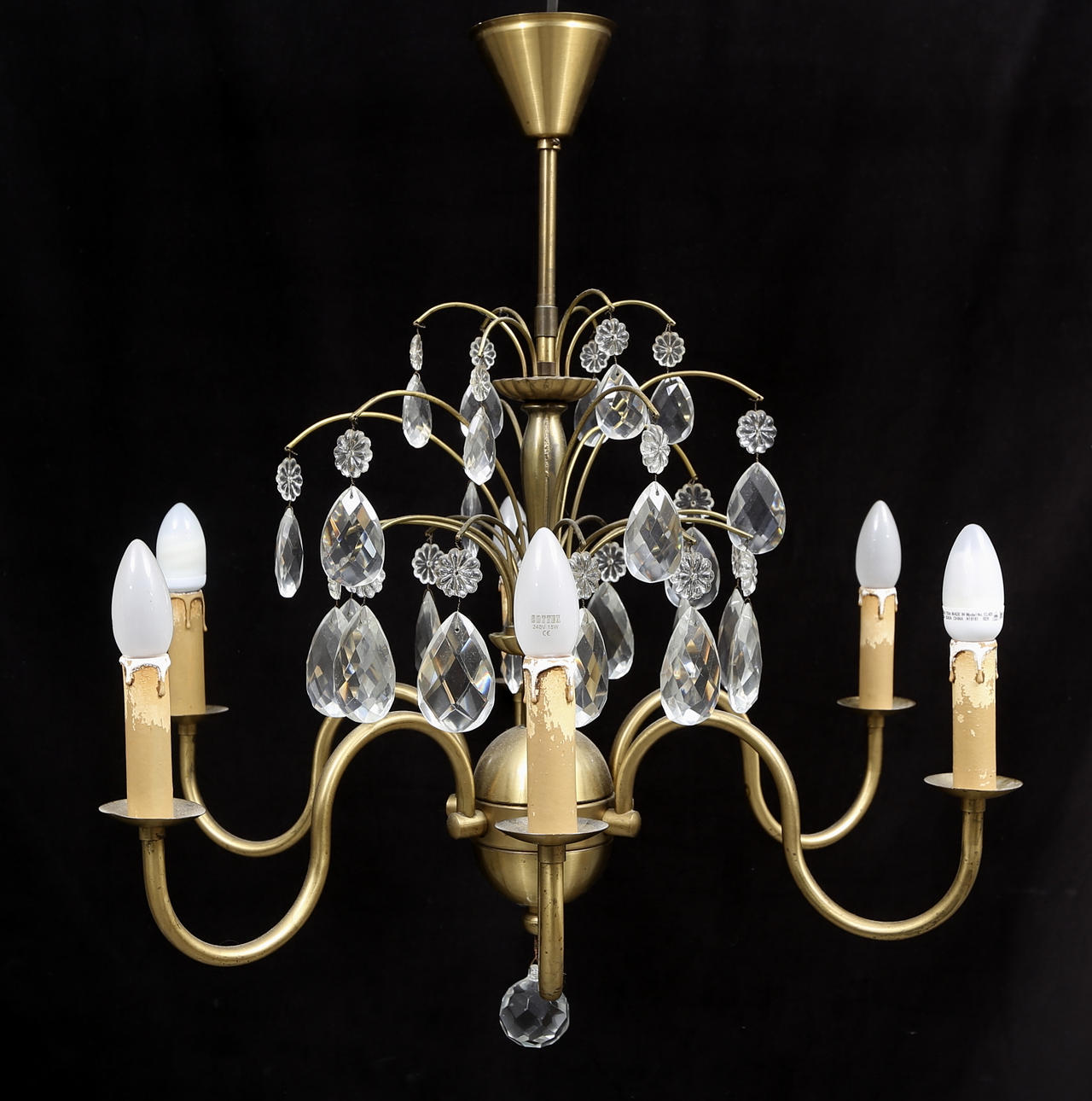 TAKKRONA, 1900-tal, total höjd ca. 74 cm.