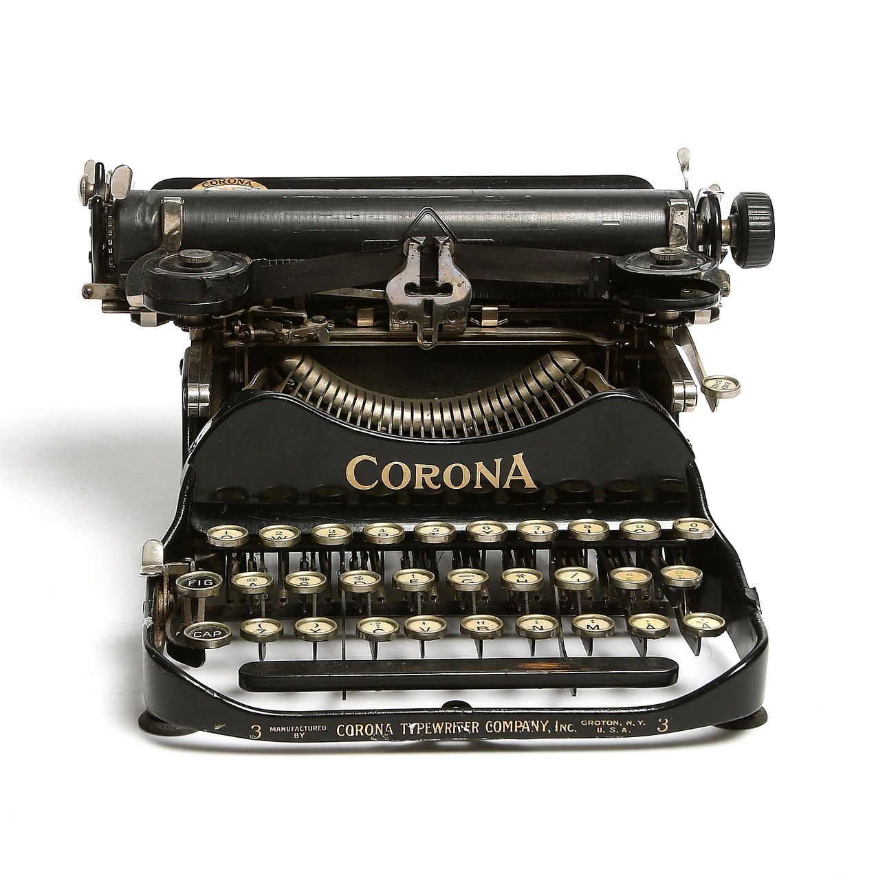 RESESKRIVMASKIN, "No 3", Corona Typewriter Company, USA. 1910/20-tal.