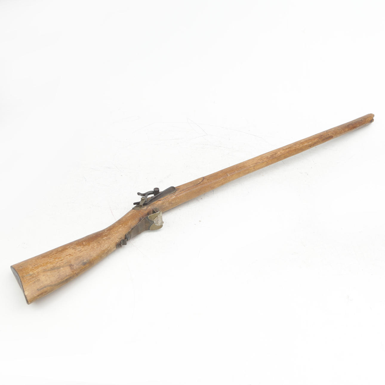 RIFLE, muzzle loaded, 19th century. Weapons & Militaria - Guns & Rifles ...