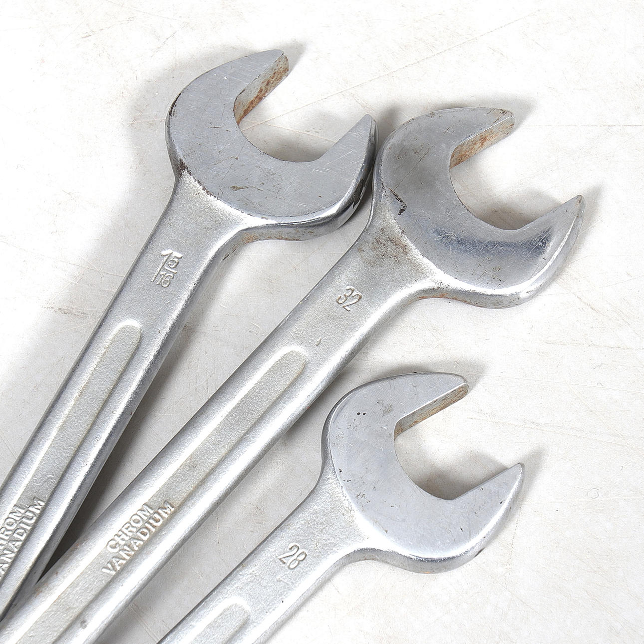 BLOCKNYCKLAR, 3 st, Dowidat, Chrome Vanadium, 1900-tal.