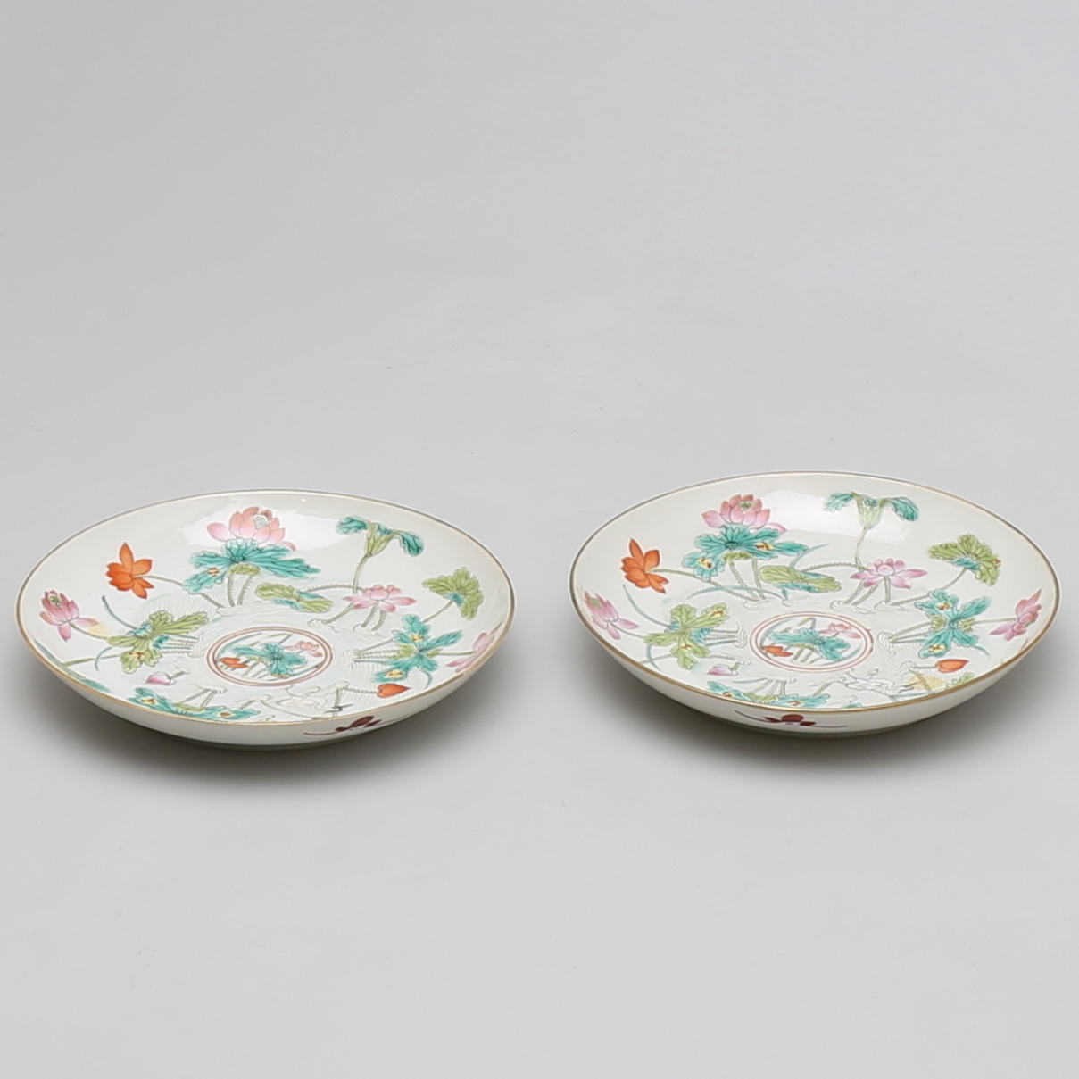 FAT i porslin, ett par, omkring 1900, Kina.