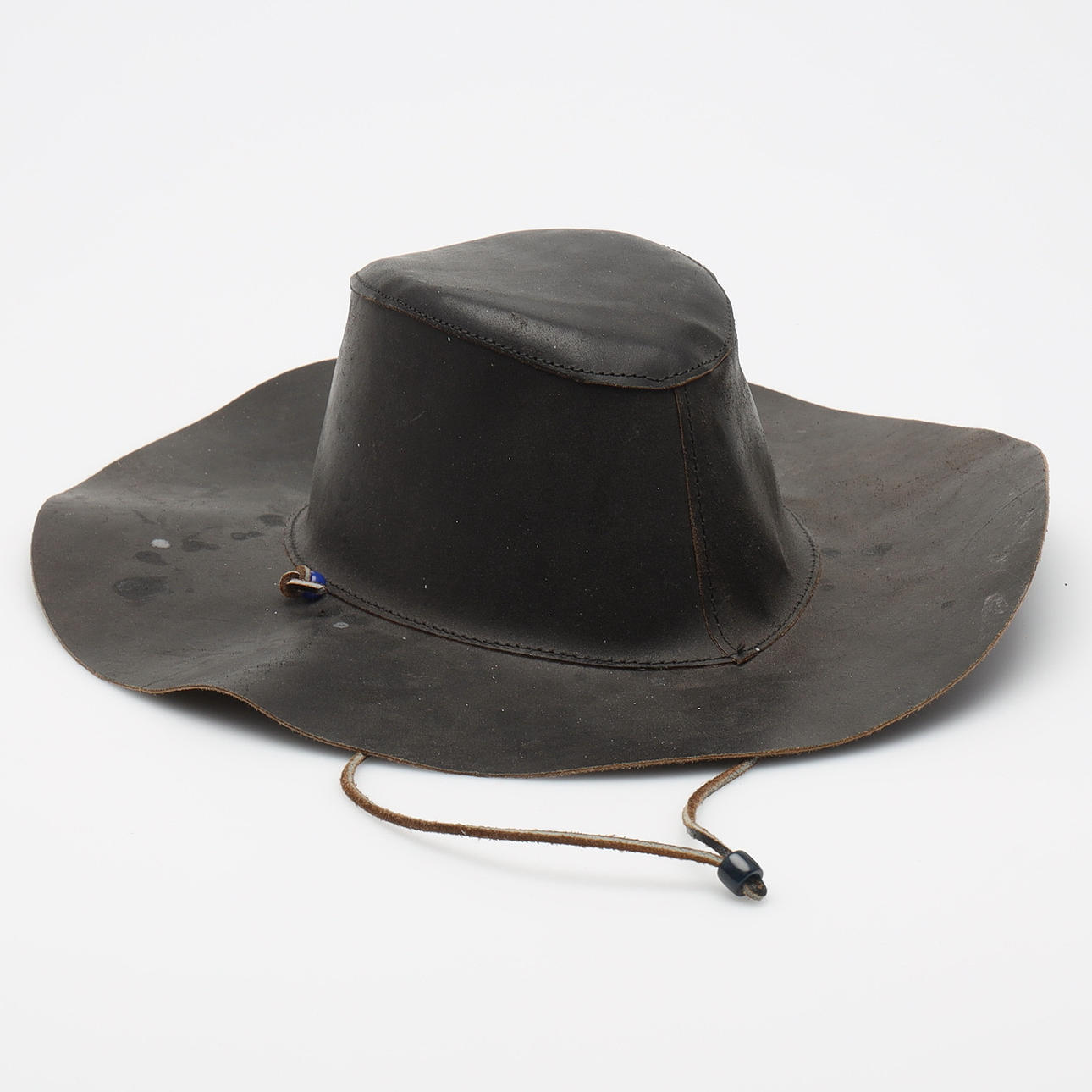 HAT, læder, cowboy stil.