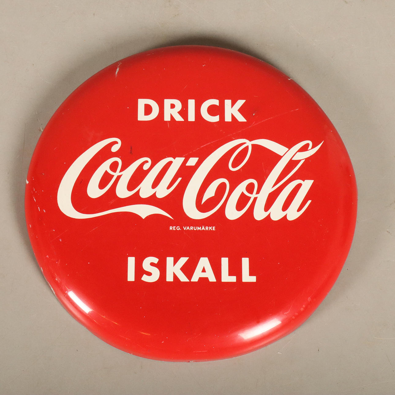 SKYLT, plåt, Coca-Cola.