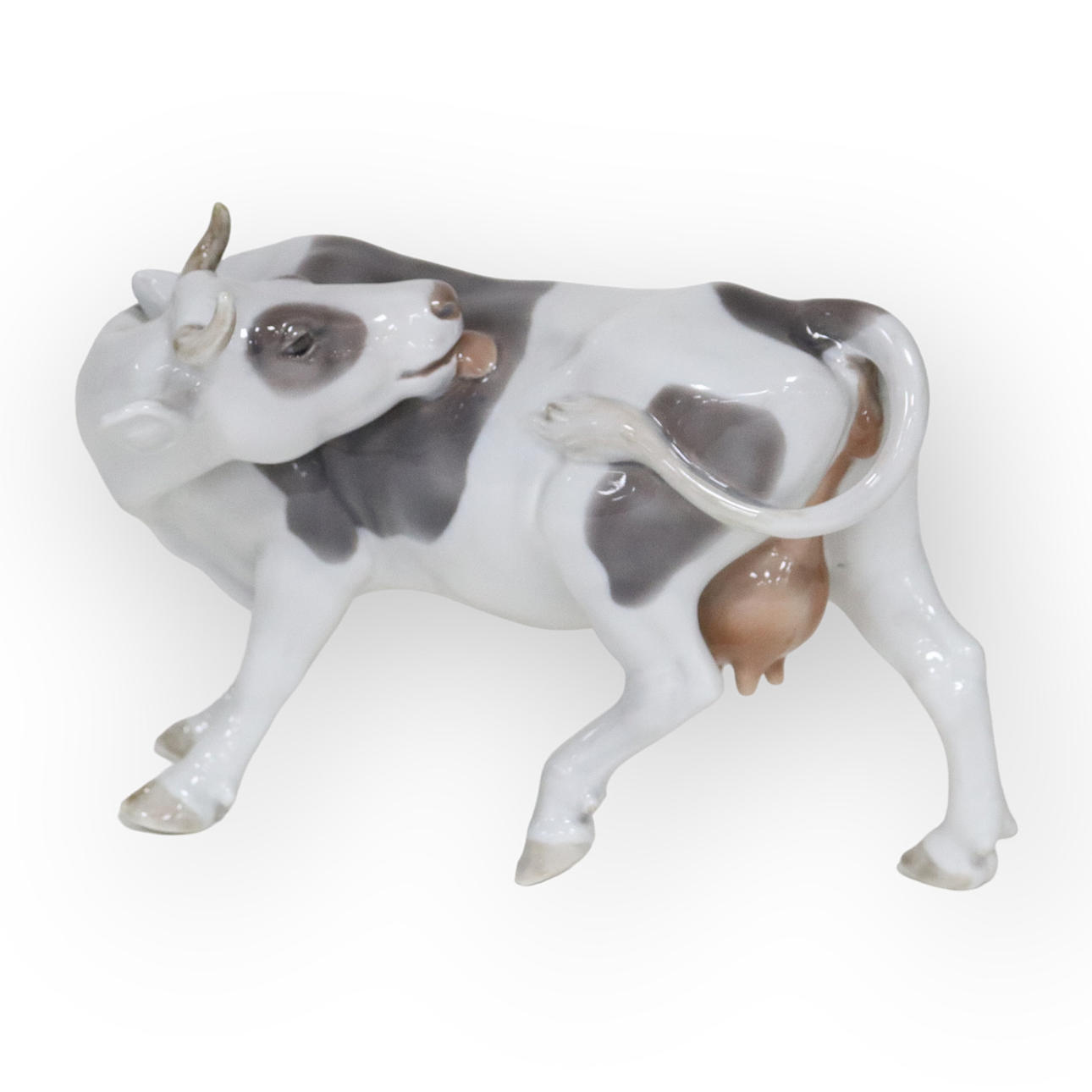 FIGUR, porcelæn, ko, Bing & Gröndahl.