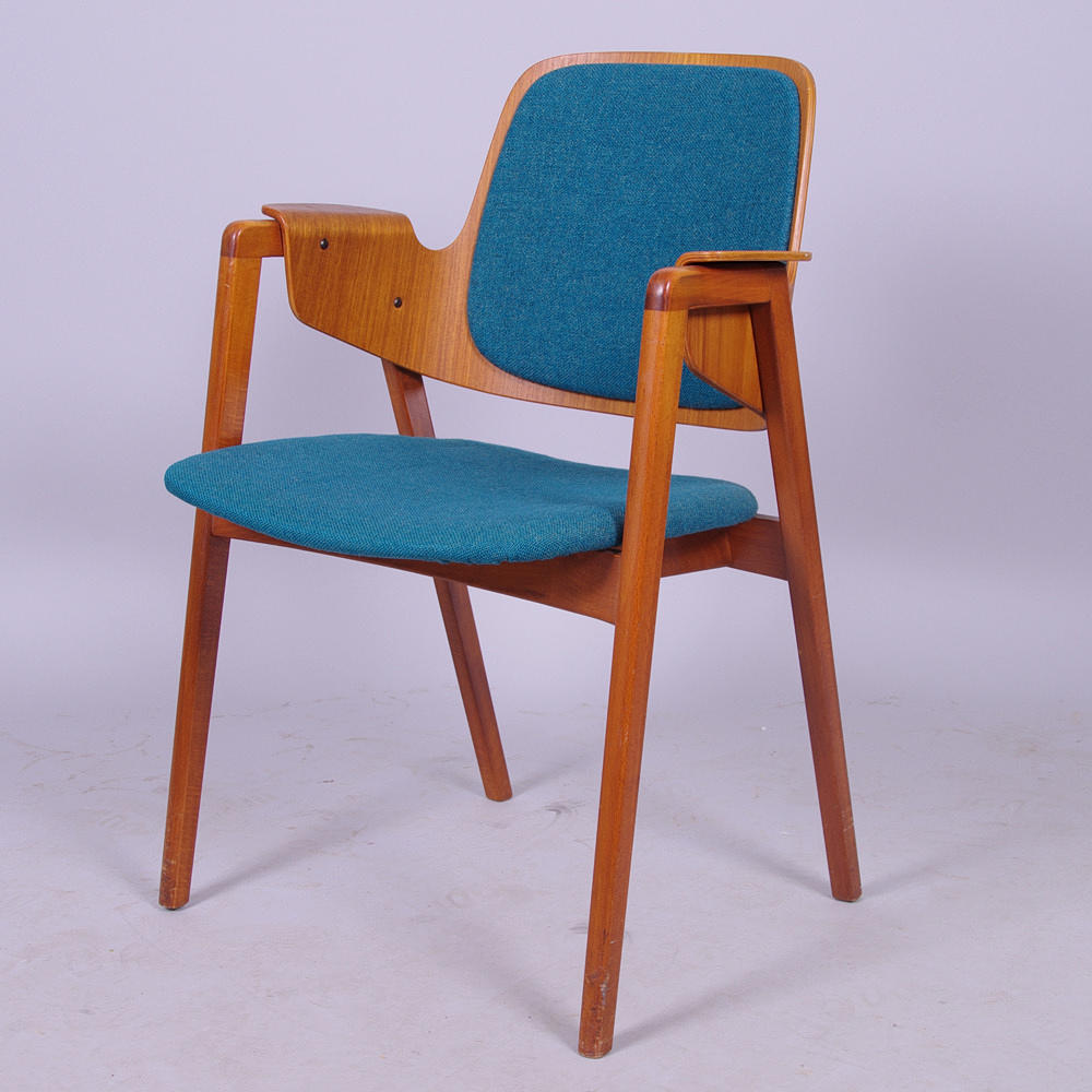 KARMSTOL, teak/bok, Gärsnäs.