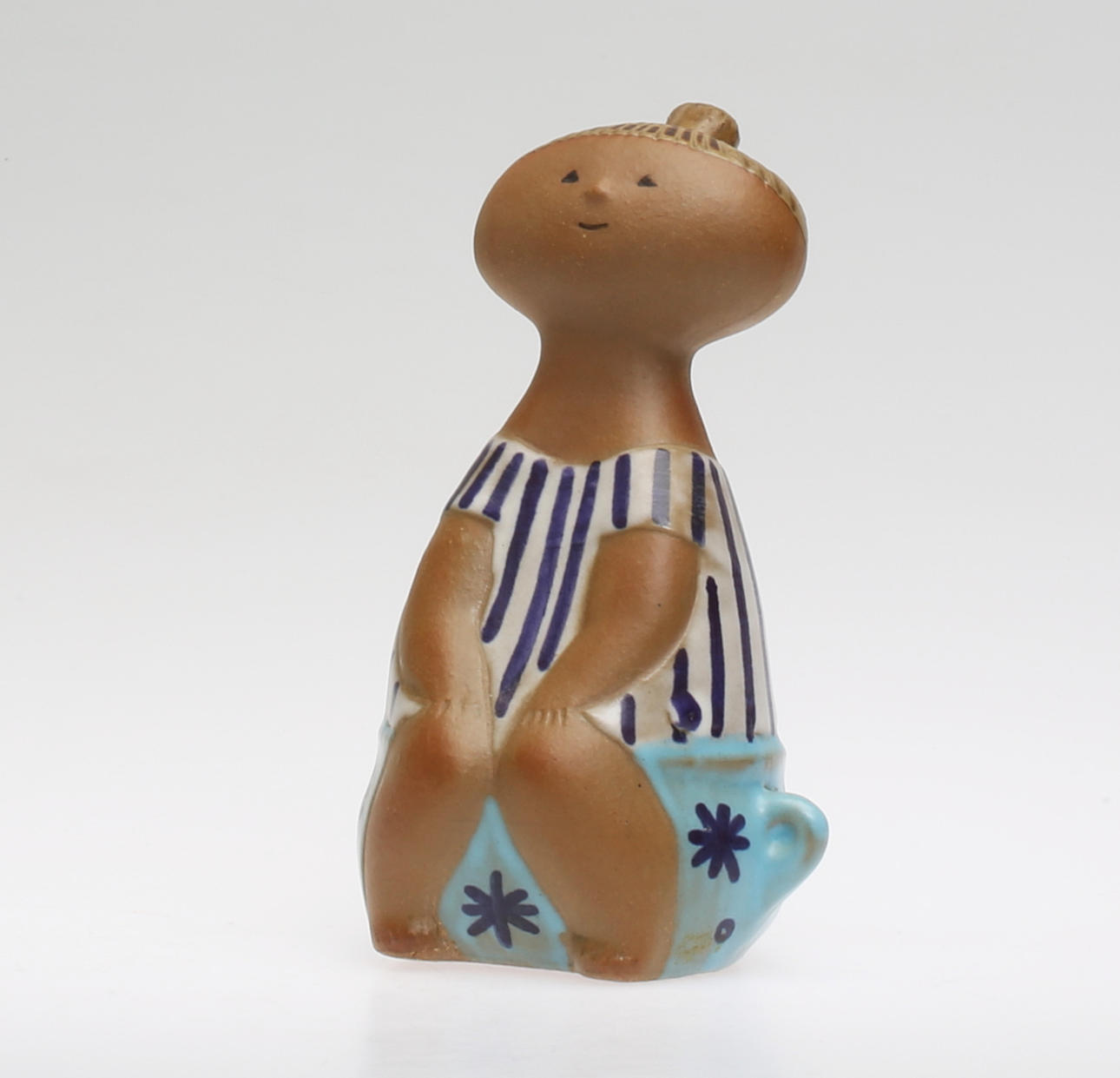 LISA LARSON. Figurin, stengods, "Lotta", Gustavsberg.