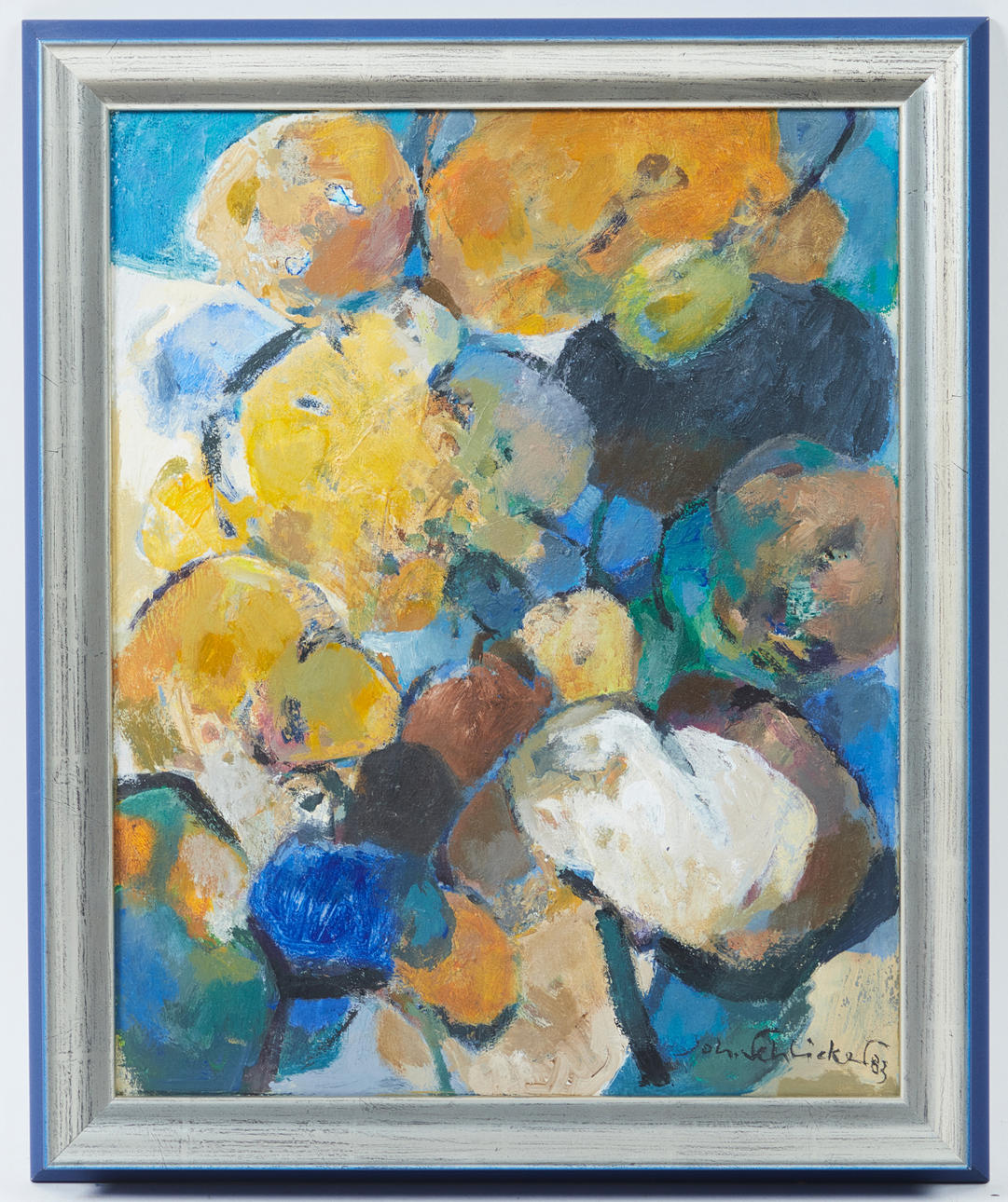 JOHANNES SCHLICKER. Gemälde, Ohne Titel, 1983.