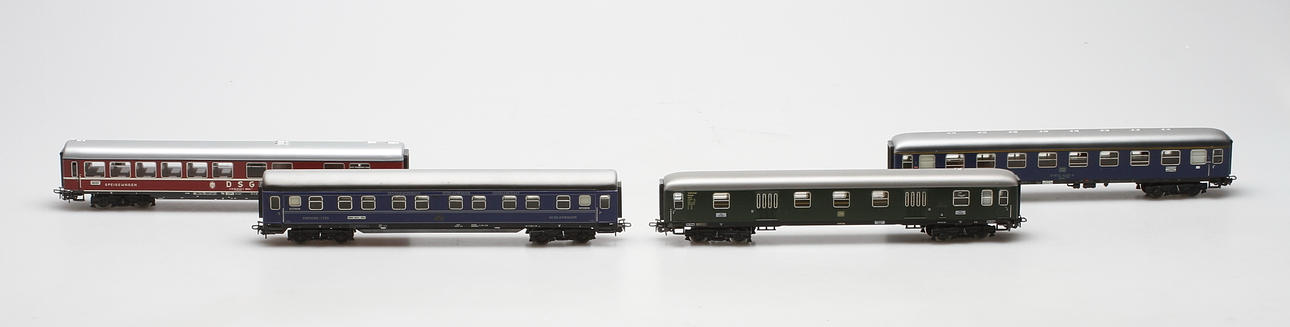 VAGNAR, 4 delar, 4026, 4029, 4051, 4188, Märklin.