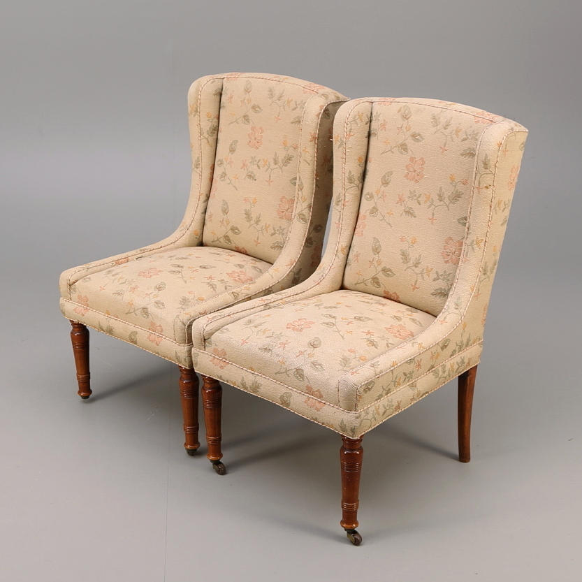 Paar Stühle, Neo-Renaissance, Ende 1800.